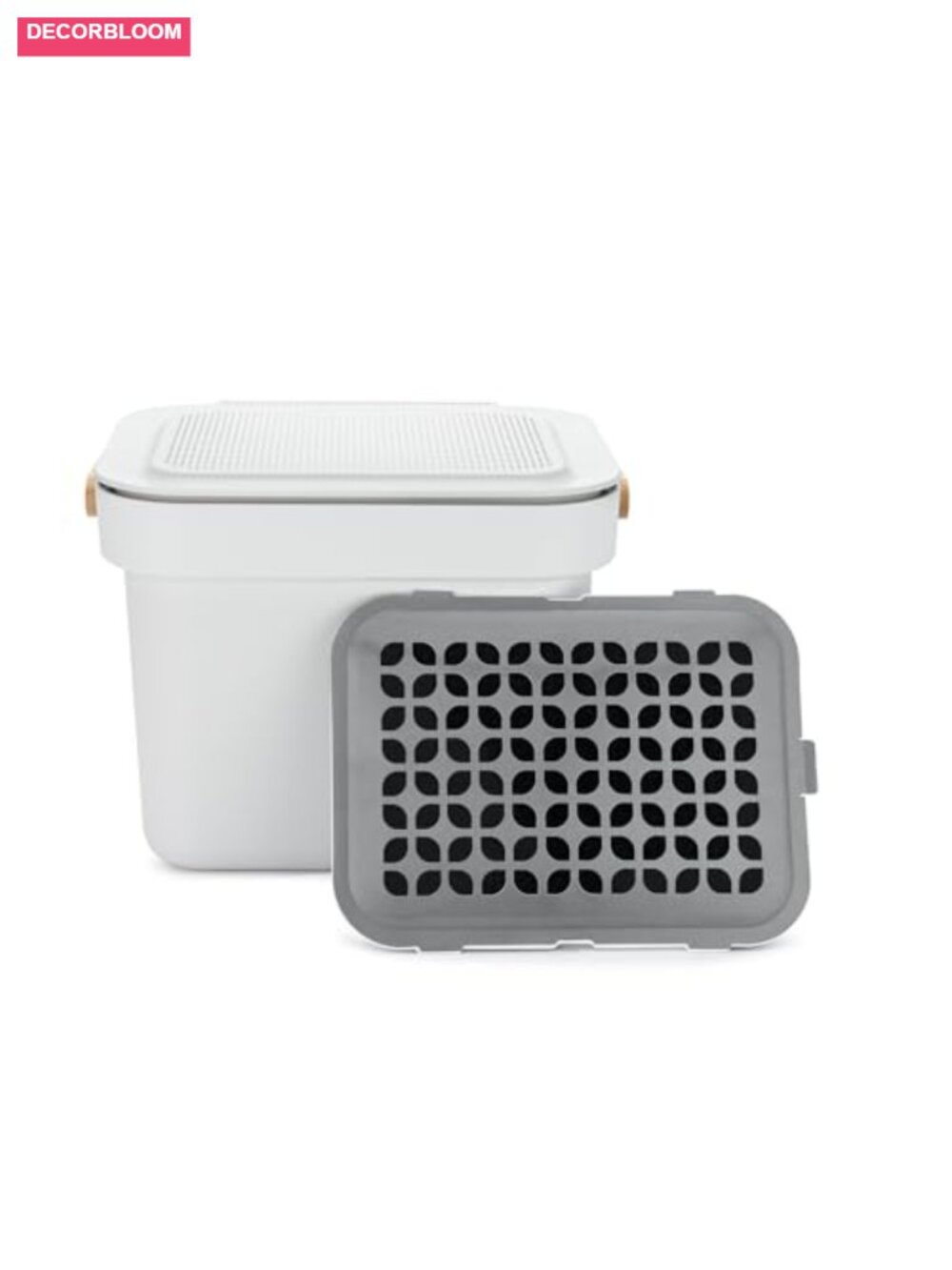 1.5 Gallon Compost Bin - Stainless Steel Odor Control Kitchen Collector - Picture 3 of 6
